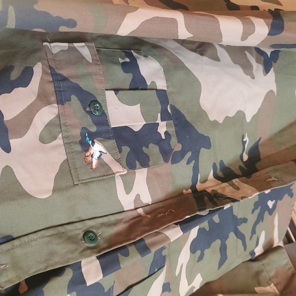 Winchester camouflage Long Sleeve Button Up Shirt Size M - Picture 9 of 12